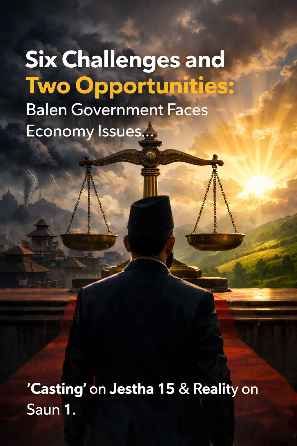 बालेन सरकारका सामु रहेका अर्थतन्त्रका ६ चुनौति र दुई अवसरः ‘कास्टिङ’ जेठ १५ र वास्तविक रुप साउन १ मा देखिने